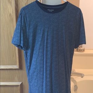 Banana Republic blue and white tee shirt